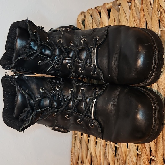 Harley Davidson Womans Jocelyn Riding Boots sz.9 - Picture 7 of 14